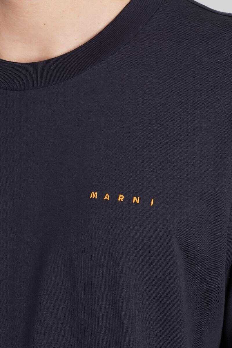 Tricouri Marni Marni T-Shirt Black Barbati (BM 16427655) 5