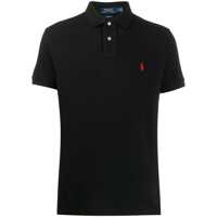 Tricouri Polo Ralph Lauren Polo Ralph Lauren Cotton Polo In Black With Logo