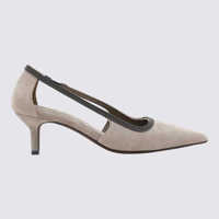 Pantofi cu toc Brunello Cucinelli Light Beige Pumps Femei