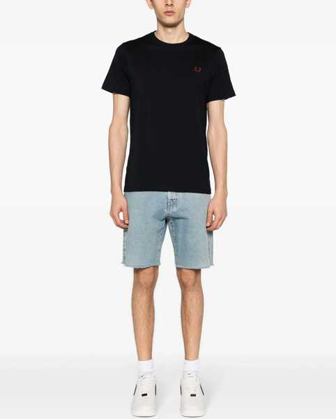 Tricouri Fred Perry T-Shirt With Logo BLACK Barbati (BM 16431663) 2