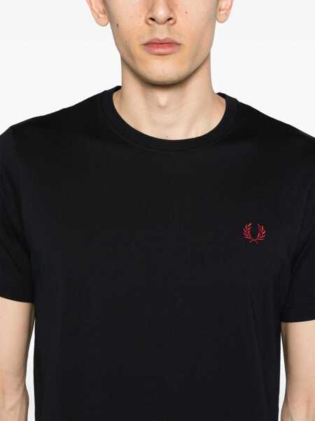 Tricouri Fred Perry T-Shirt With Logo BLACK Barbati (BM 16431663) 5
