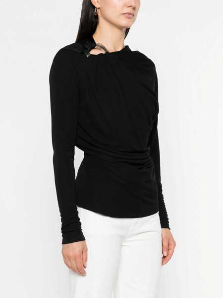 Bluze Victoria Beckham Draped Top BLACK Femei (BM 16432029) 3