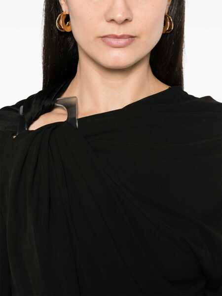 Bluze Victoria Beckham Draped Top BLACK Femei (BM 16432029) 5