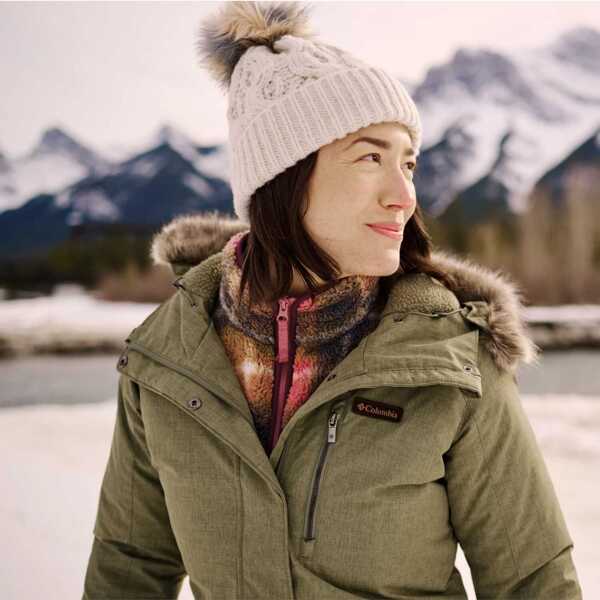 Caciuli Columbia Boundless Days Cable Knit Pom Beanie Beige Femei (BM 16432137) 2