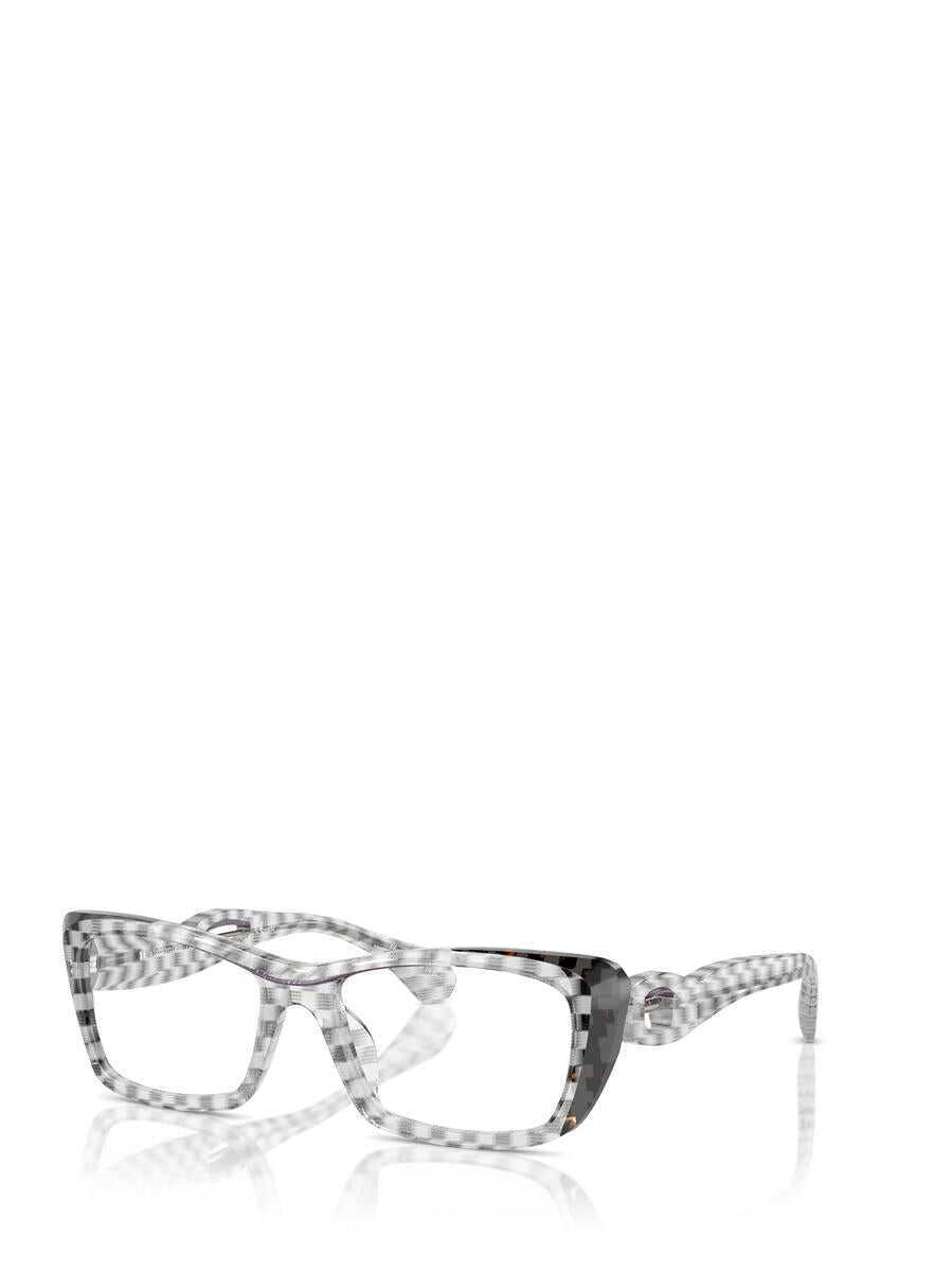 Ochelari de soare ALAIN MIKLI Alain Mikli Eyeglasses DAMIER BLACK WHITE/ BROWN / PURPLE Femei (BM 16432257) 2
