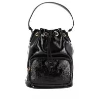 Genti de mana Prada Duet Patent Leather Bucket Bag Femei