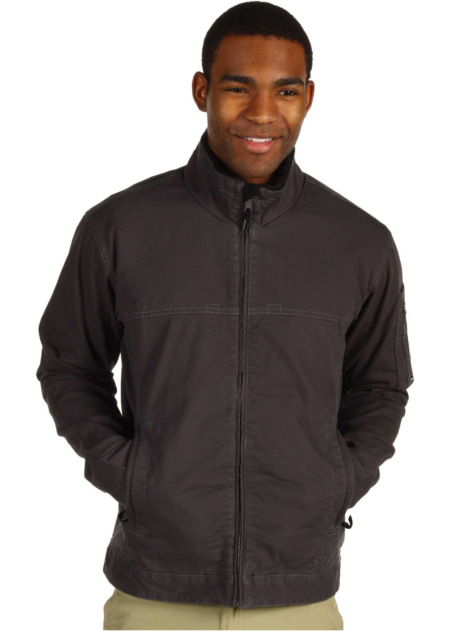 Jacheta Prana Bronson Jacket Charcoal