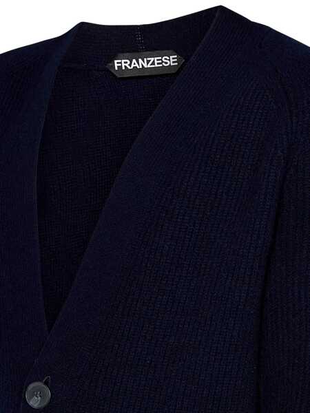 Cardigane Franzese Collection Franzese Napoli Brad Pitt Model Cardigan BLUE Barbati (BM 16436793) 3