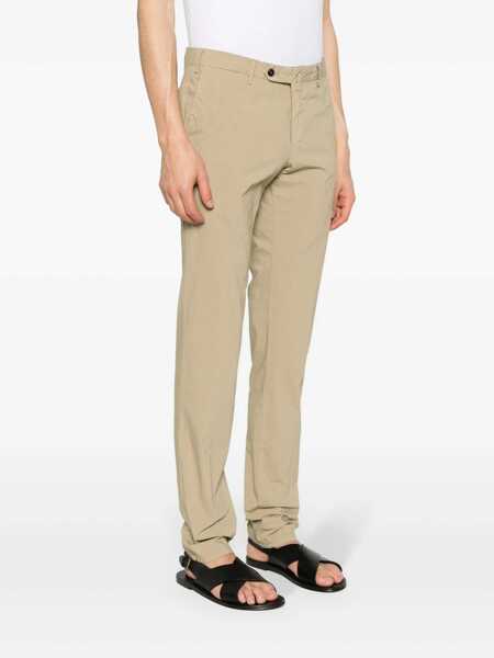 Pantaloni PT TORINO Pt Torino Double Dye Stretch Light Poplin Slim Flat Front Pants Clothing BLUE Barbati (BM 16437426) 3