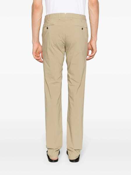 Pantaloni PT TORINO Pt Torino Double Dye Stretch Light Poplin Slim Flat Front Pants Clothing BLUE Barbati (BM 16437426) 4