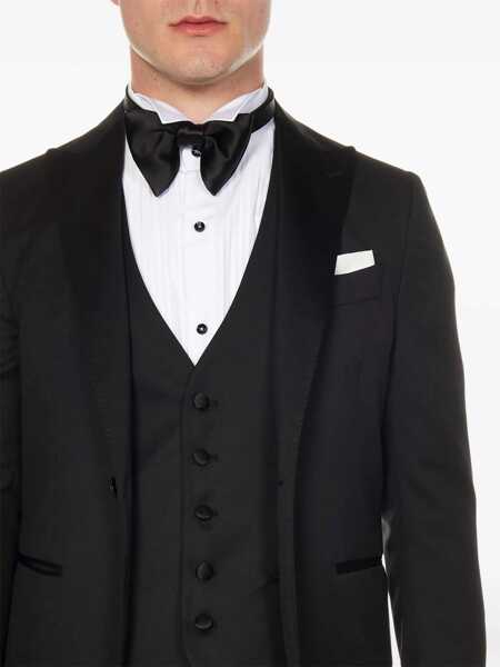 Costume Franzese Collection Franzese Napoli James Bond 007 Model Suit Black Barbati (BM 16437975) 4