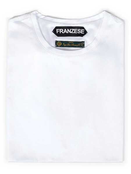 Tricouri Franzese Collection Franzese Napoli Nuvola Model T-Shirt WHITE Barbati (BM 16437996) 3