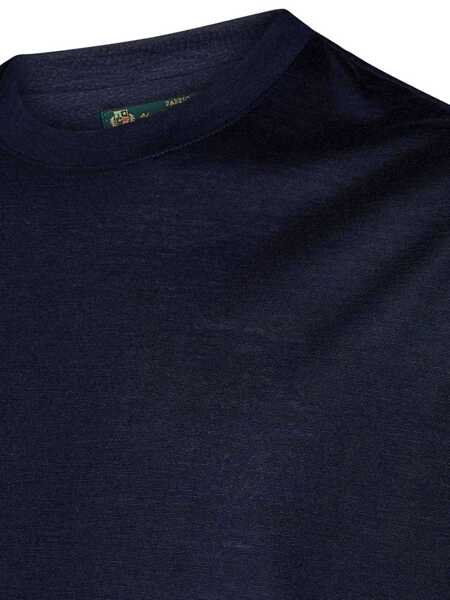 Tricouri Franzese Collection Franzese Napoli Alain Delon Model T-Shirt BLUE Barbati (BM 16438011) 3