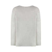 Imbracaminte THE (ALPHABET) Dama - Pulovere THE ALPHABET The Alphabet The Knit - Cashmere Blend Pullover GREY Femei (BM 16438758) - B-mall.ro