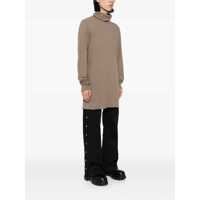Pantaloni de trening Dama - Pantaloni de trening MONCLER X RICK OWENS Beige Joggers With Elastic Drawstring Waist And Logo Patch On The Front In Cotton Woman Beige Femei (BM 16439736) - B-mall.ro