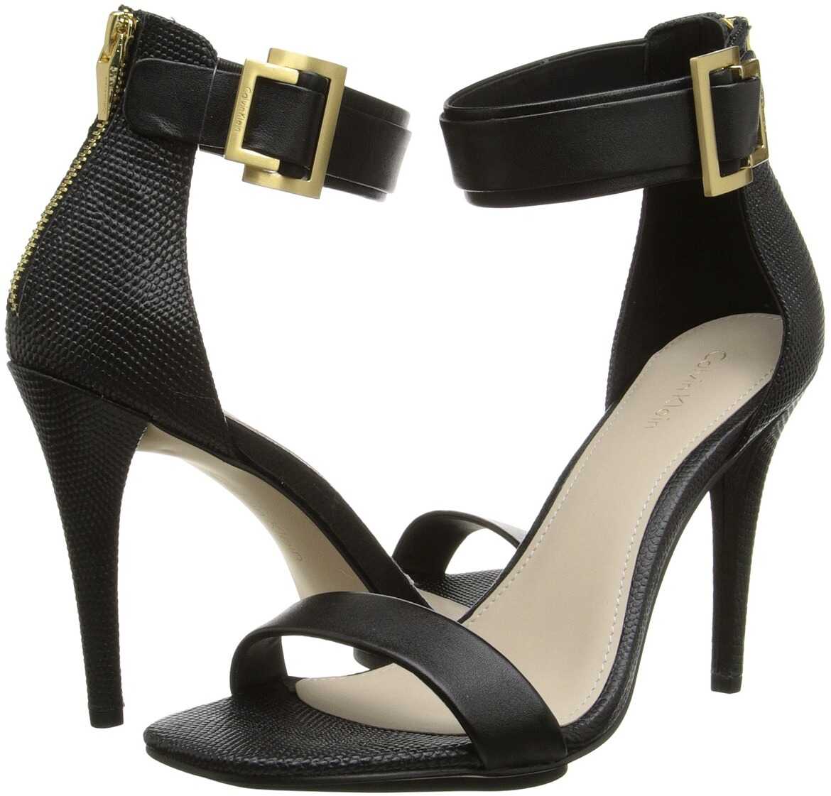 Sandala Calvin Klein Sable Black Cow Silk