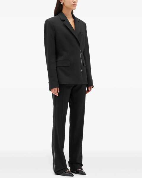Sacouri office MSGM Jacket With Zip BLACK Femei (BM 16441758) 2