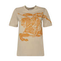 Tricouri BURBERRY Beige T-Shirts Femei