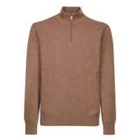 Hanorace ZANONE Brown Knitwear Barbati