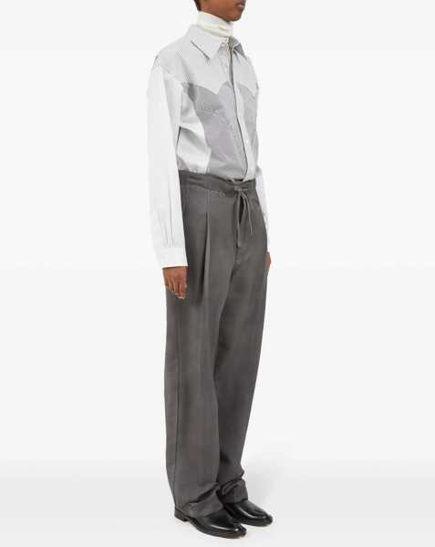 Pantaloni casual Maison Margiela Wool And Mohair Pants GREY Femei (BM 16450362) 3
