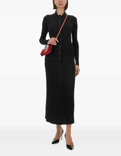 Pulovere casual KITON Ribbed Sweater. BLACK Femei (BM 16450365) 2