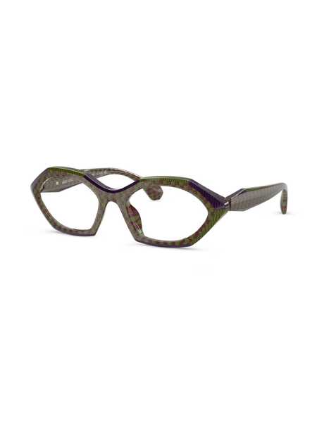 Ochelari de soare ALAIN MIKLI Alain Mikli Eyeglasses POINT OLIVE / DAMIER BORD / PURPLE Femei (BM 16450713) 2