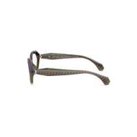 Ochelari de soare ALAIN MIKLI Dama - Ochelari de soare ALAIN MIKLI Alain Mikli Eyeglasses POINT OLIVE / DAMIER BORD / PURPLE Femei (BM 16450713) - B-mall.ro