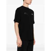 Tricouri REPRESENT pentru Barbati - Tricouri REPRESENT Patron Of The Club Black Crewneck T-Shirt With Front And Back Logo Print In Cotton Man Black Barbati (BM 16453542) - B-mall.ro