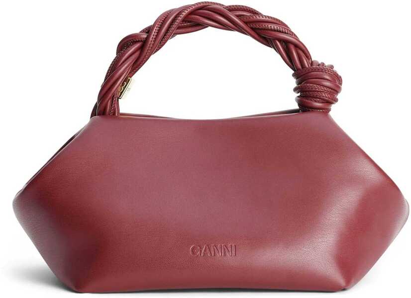 Genti de mana Ganni Bou Small Shoulder Bag BURGUNDY Femei (BM 16454433) 2