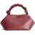 Ganni Bou Small Shoulder Bag BURGUNDY