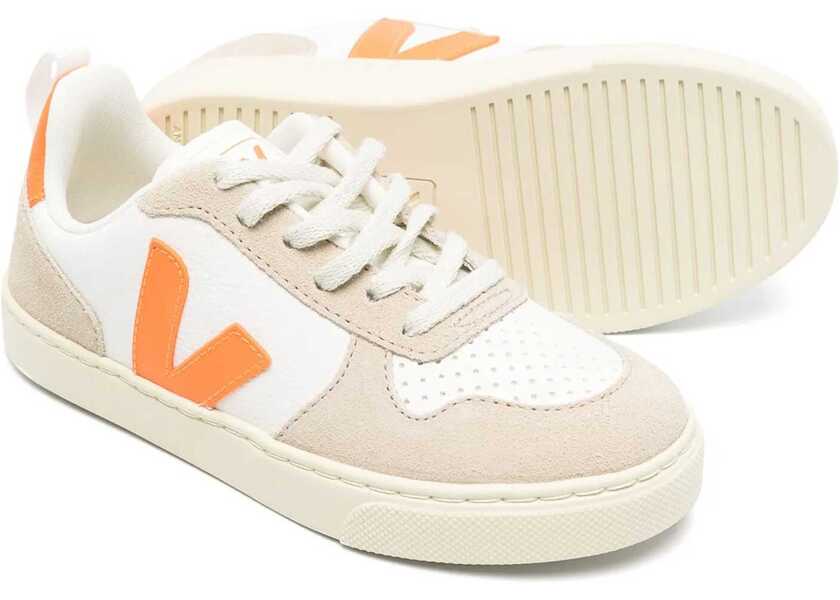 Sneakers VEJA Small V-10 Laces WHITE Baieti (BM 16461795) 2