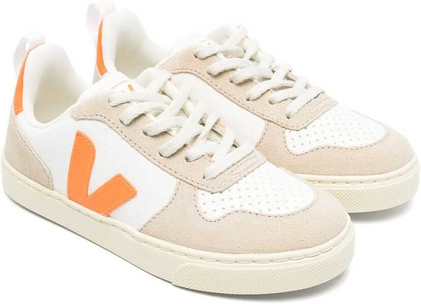 Sneakers VEJA Small V-10 Laces WHITE Baieti (BM 16461795) 1