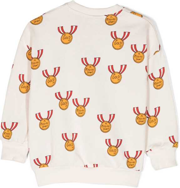 Hanorace MINI RODINI Medals Aop Sweatshirt - Chapter 1 GREY Baieti (BM 16461822) 2