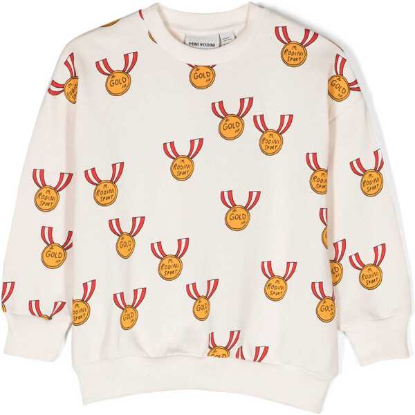 Hanorace MINI RODINI Medals Aop Sweatshirt - Chapter 1 GREY Baieti (BM 16461822) 1