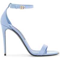 Sandale fara toc Glossy Leather Sandals Femei