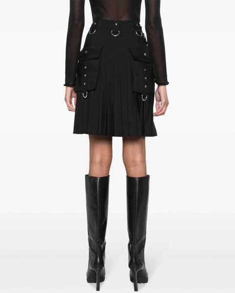 Fuste casual Givenchy Kilt Skirt BLACK Femei (BM 16464633) 4