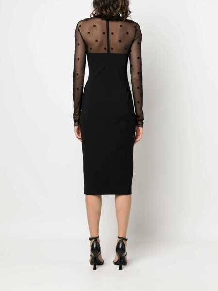 Rochii casual Givenchy Dress With 4G Pattern BLACK Femei (BM 16464663) 4