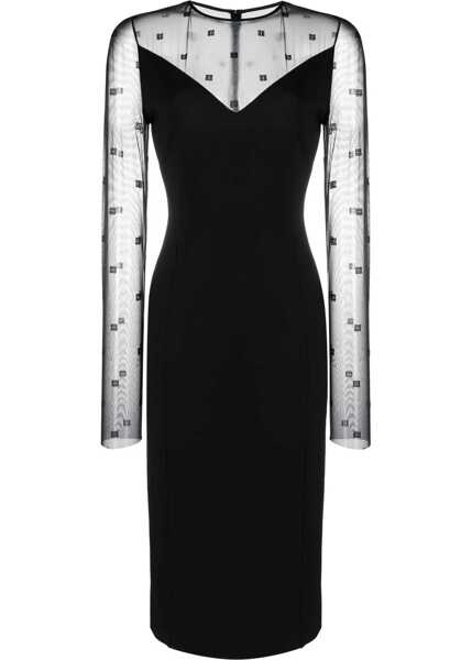 Rochii casual Givenchy Dress With 4G Pattern BLACK Femei (BM 16464663) 1