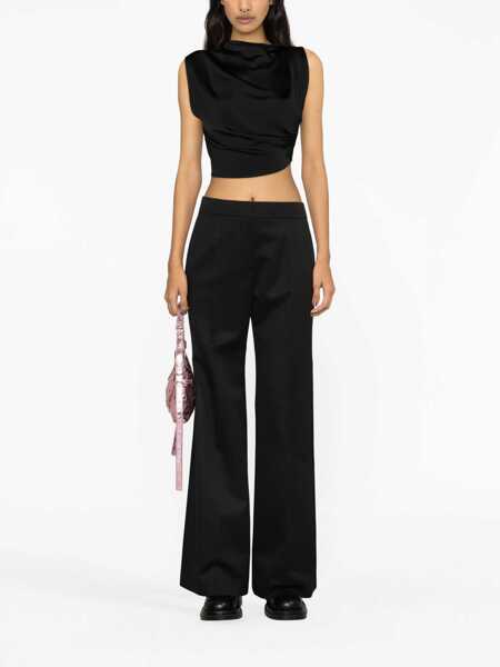 Pantaloni casual Givenchy Flare Fit Pants BLACK Femei (BM 16464678) 2