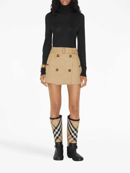 Fuste casual Burberry Mini Trench Skirt BEIGE Femei (BM 16464714) 2