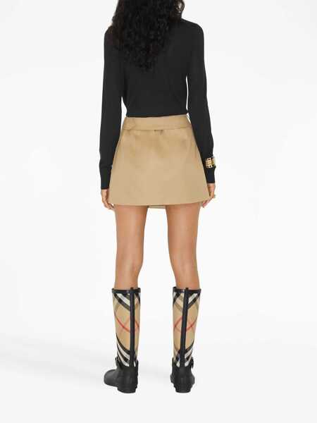 Fuste casual Burberry Mini Trench Skirt BEIGE Femei (BM 16464714) 4