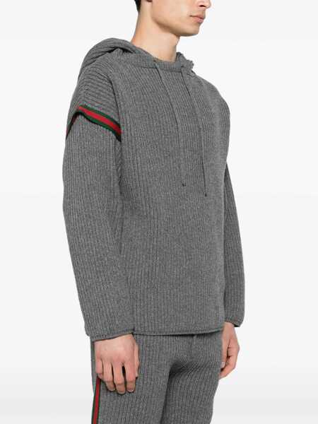 Pulovere Gucci Cashmere And Wool Sweater GREY Barbati (BM 16464759) 3