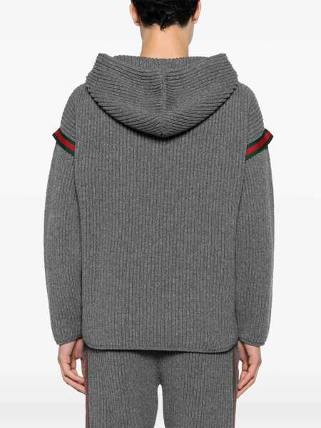 Pulovere Gucci Cashmere And Wool Sweater GREY Barbati (BM 16464759) 4