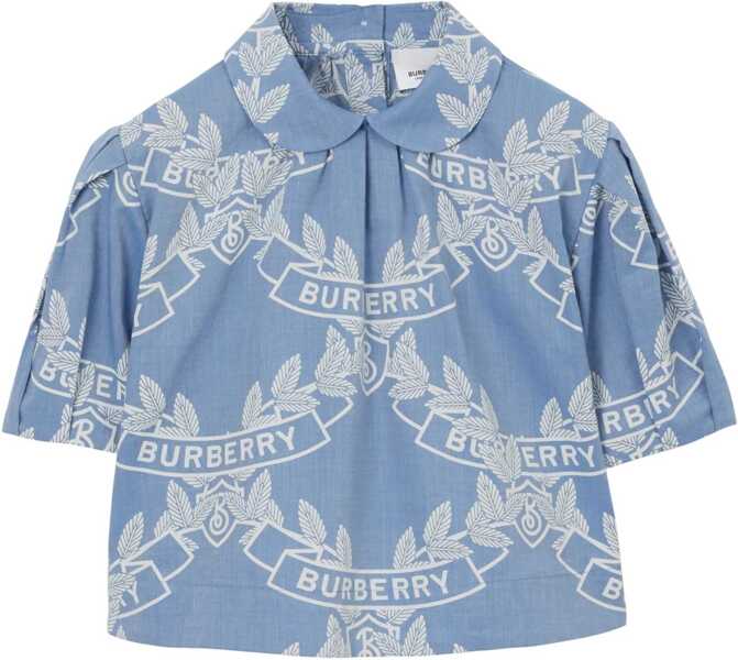 Tricouri Polo Burberry Puff Sleeves Polo Ada AZURE Fete (BM 16464840) 1