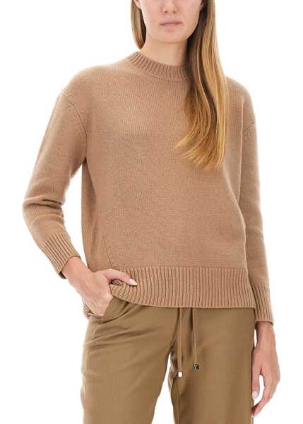 Pulovere casual Max Mara Ireland Shirt BEIGE Femei (BM 16464891) 4