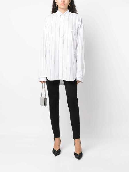 Bluze Balenciaga Shirt With Logo WHITE Femei (BM 16464918) 2