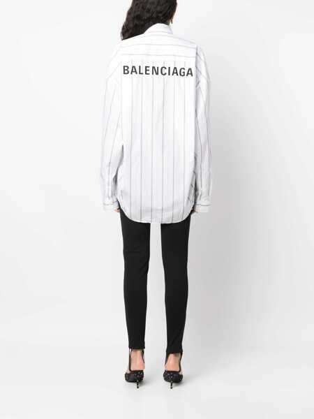 Bluze Balenciaga Shirt With Logo WHITE Femei (BM 16464918) 4