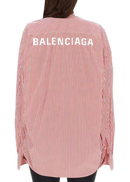 Bluze Balenciaga Shirt With Logo RED Femei (BM 16464939) 4