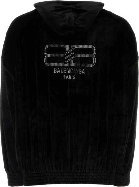 Bluze de trening Balenciaga Velvet Sweatshirt BLACK Barbati (BM 16464990) 2