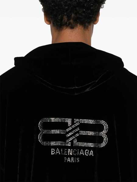 Bluze de trening Balenciaga Velvet Sweatshirt BLACK Barbati (BM 16464990) 5